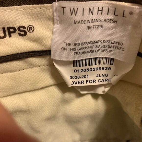 TWINHILL UPS SIZE 36 (36X28) BROWN PANTS - Picture 4 of 4